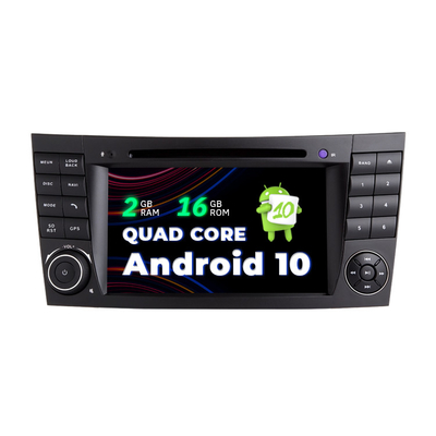 W211 E200 E300 Mercedes Benz Car Stereo Radio Quad Core Android 10.0 IPS Touch