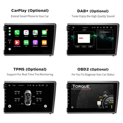 DSP 2 Din Android Car Dvd Player For  S60 V70 XC70 2000