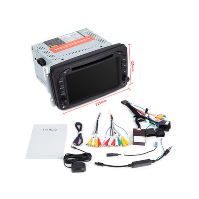2 DIN Android Touch Screen Car Stereo With Gps And Bluetooth For Mercedes Benz