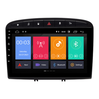 Android 11 2din Touch Screen Car Stereo NO DVD For Peugeot 308 308SW