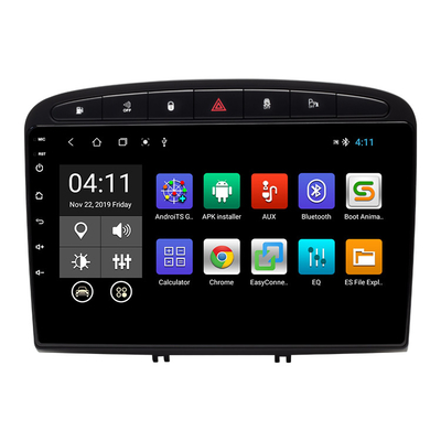 Android 11 2din Touch Screen Car Stereo NO DVD For Peugeot 308 308SW