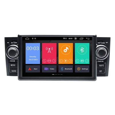 GPS Navigation Fiat Car Stereo Single Din Car Stereo With Touch Screen