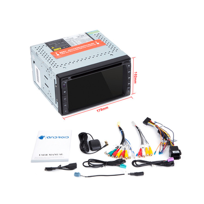 6.2 Inch Android 10 Universal Car Stereo With Wifi / BT / Swc